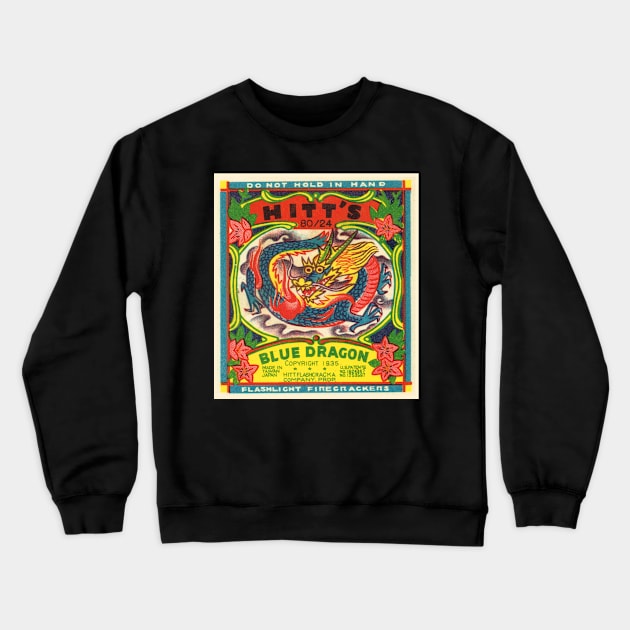 VINTAGE FIRECRACKER HITS Crewneck Sweatshirt by kakeanbacot